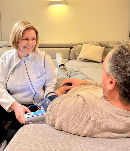 Photo de Isabelle Ryckebosch, infirmière chez Zorgvol Soins à domicile