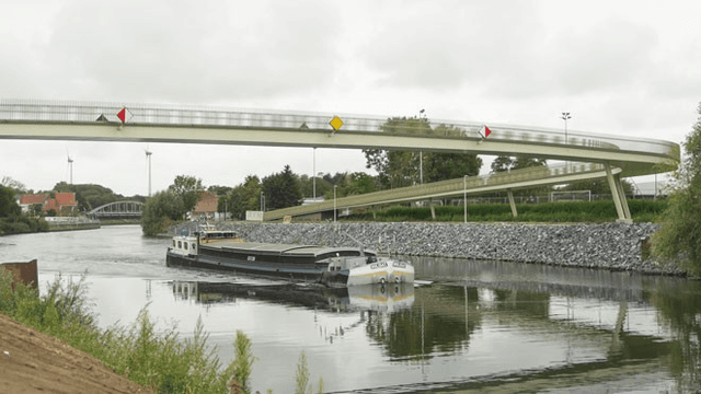 Leiebrug in Menen